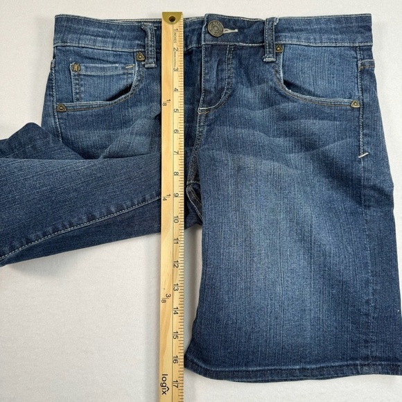 Kut From The Kloth Bermuda Jean Shorts Womens Size 4 Dark Wash - Picture 8 of 10